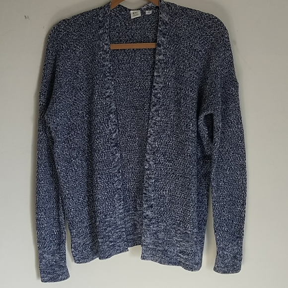 Gap Open Knit Texture Sweater XS blue white - Picture 2 of 6